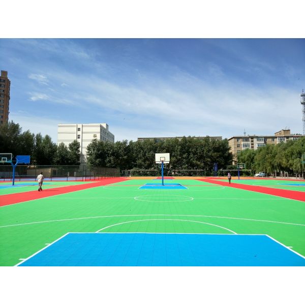 Портативный съемный настил баскетбольной площадки