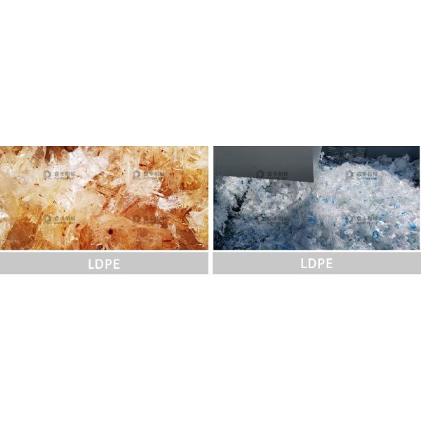 Automatic Post-Consumer LDPE Plastic Film Scrap Plastic Recycling Washing Line Machine 500-1000 kg/h High Efficiency