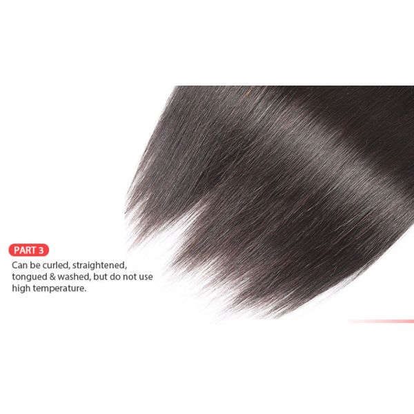 Черные прямые 100 человеческих волос процентов блеска большей части естественного с ровным чувством