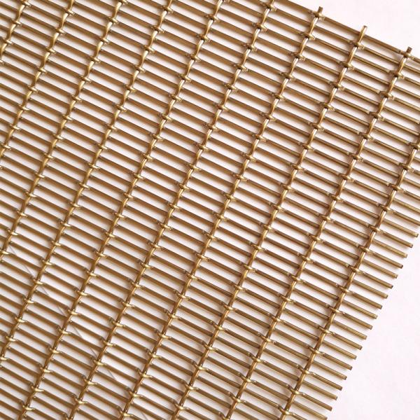 Stainless Steel Brass Wire Mesh 2mm Rod 5mm Pitch