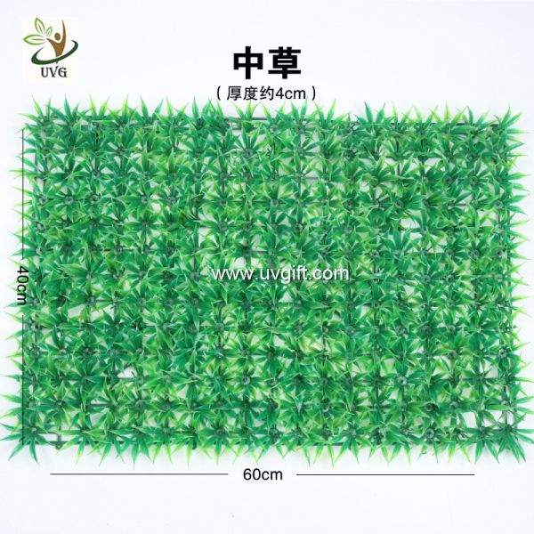 UVG plastic decoration green pathway artificial turf for home garden landscaping GRS28