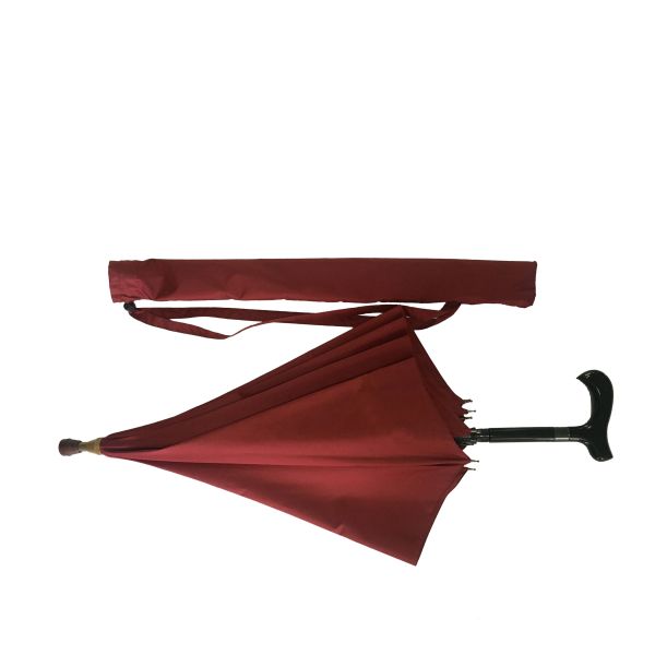 Long 190T Nylon Fabric wooden stick umbrella
