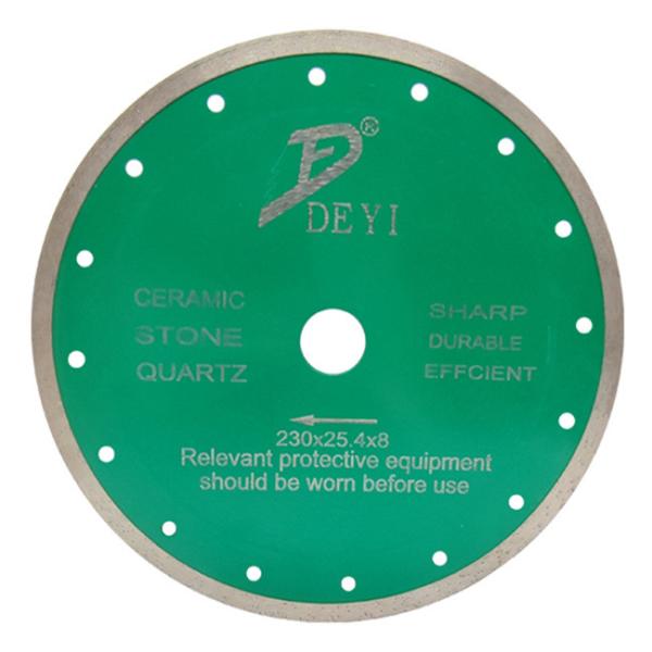 Blue Continue Rim Wet Sintered Diamond Disc Cutting Blade Dia 75mm 105mm
