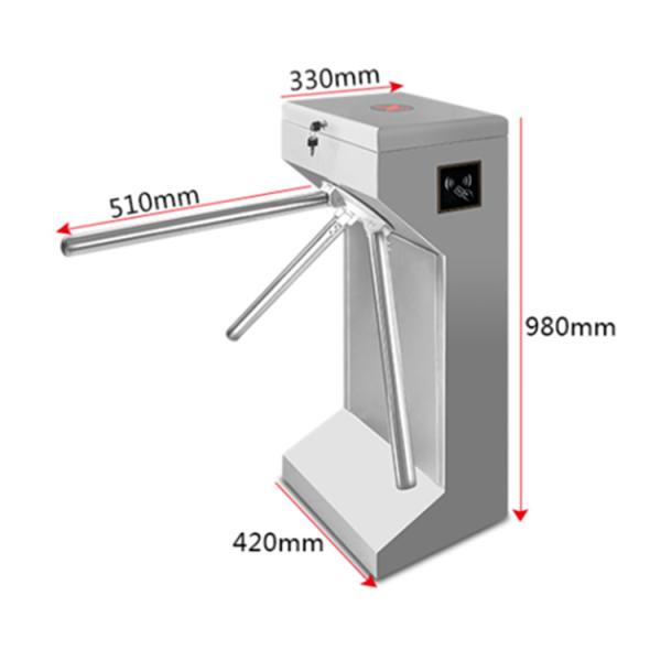Anti Collision Tripod Security Gates Turnstiles Single Directional / Bi Directional 30p/m