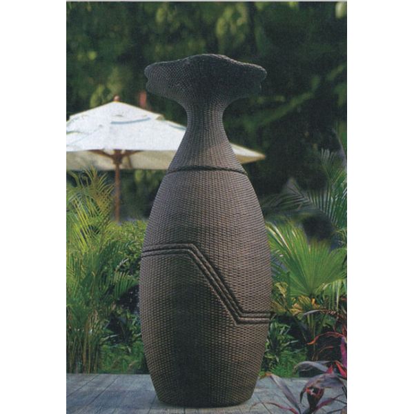 5pcs Stackable flower vase rattan outdoor sofa set--9082