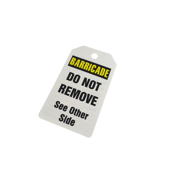 Custom Plastic Indicating Tag PVC Waterproof Safety Tag