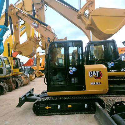 Mini escavadeira Caterpillar 305.5 usada com cilindro e válvula hidráulica originais