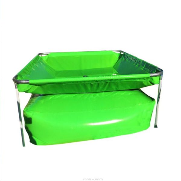 2500L PVC Tarpaulin Water Tank Foldable Steel Frame Rainwater Collect