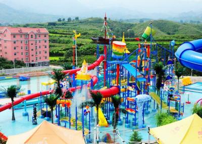 Campo de jogos do Aqua da água das crianças, corrediça de água personalizada da fibra de vidro