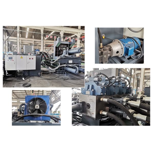 Y81 Hydraulic Scrap Metal Shear Baler Machine For Smelting Industry
