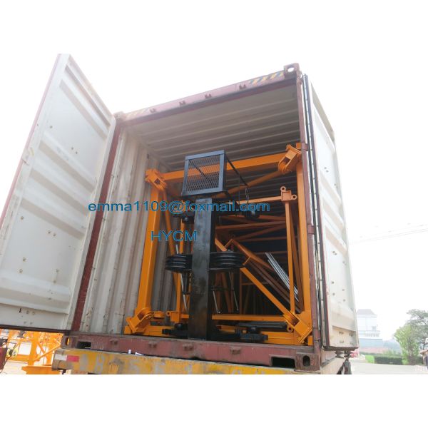 Низкая цена TC5013 5T Молотный башенный кран для 10-уровневого строительства зданий
