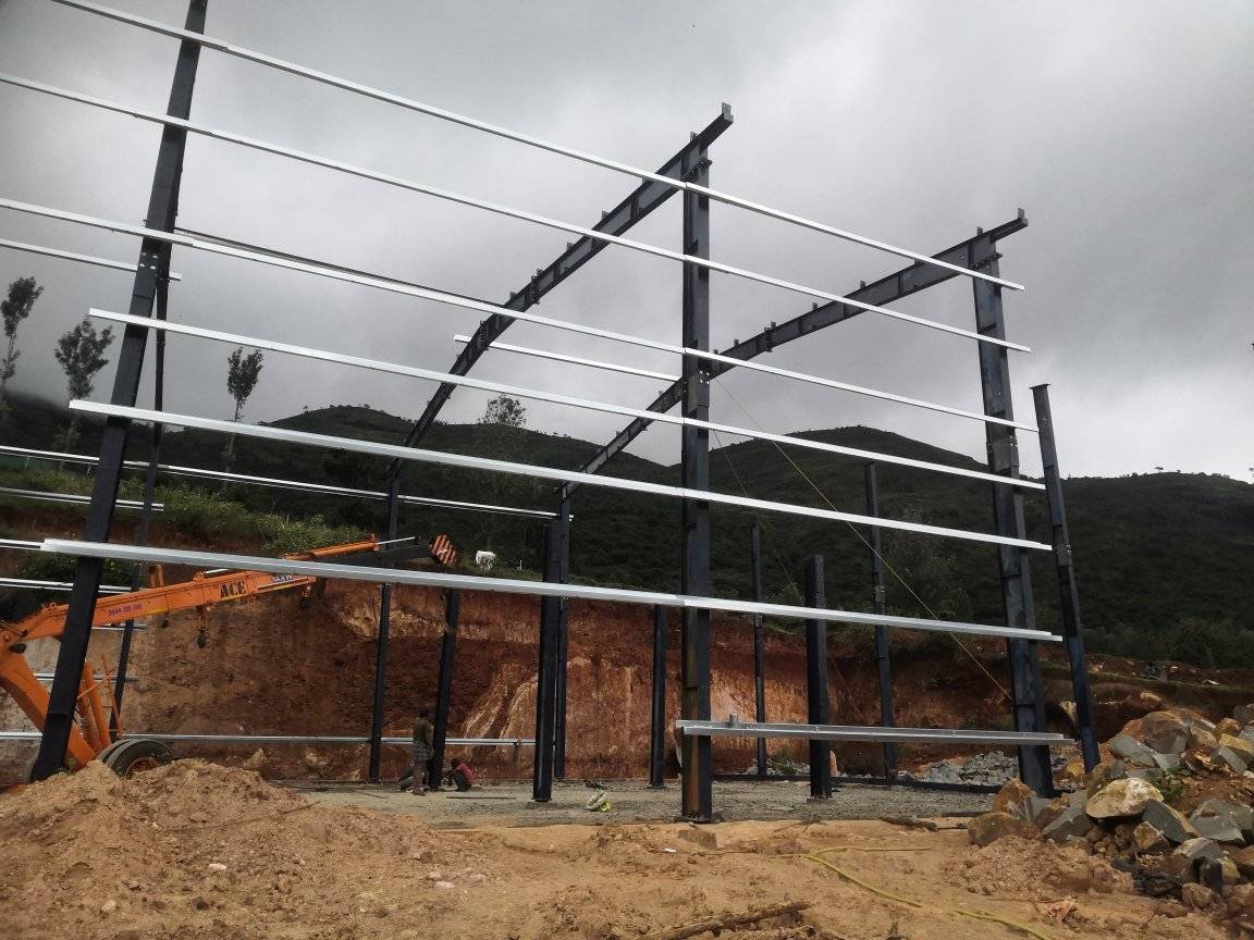 Prefabricated Light Weight Industrial Steel Structure Shed