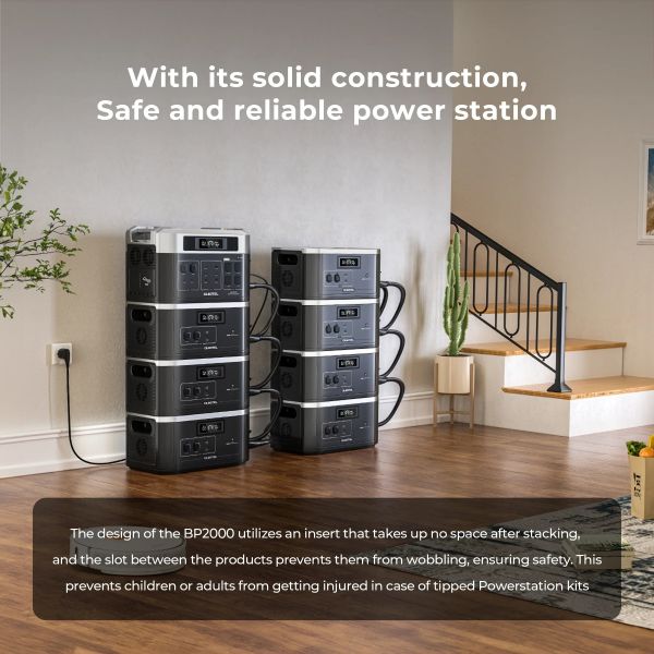 Hot Selling 16384Wh Portable Power Station Wholesale 220V Outdoor 2200W Solar Generator With Solar Generator