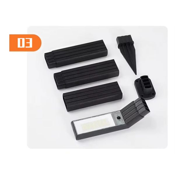 Solar LED Garden Pillar Light Waterproof IP65 for Outdoor