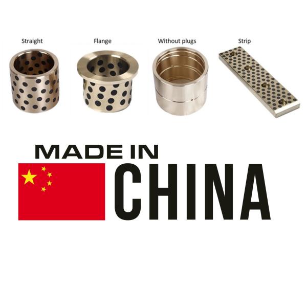 Plug Graphite Sleeve Guide Inch Sized Bushings , Bronze Graphite Bushings Metal Standard