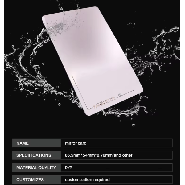 Custom Luxury Unique Blank Glossy Matte Plastic Business Card Gold Foil Silver Metallic Hologram With Logo