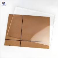 Plaque acrylique PMMA vierge de haute transparence de taille personnalisée pour la publicité extérieure