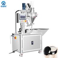 Máquina de enchimento automática de pó solto rotativa com alimentação de parafuso de sensor de pesagem