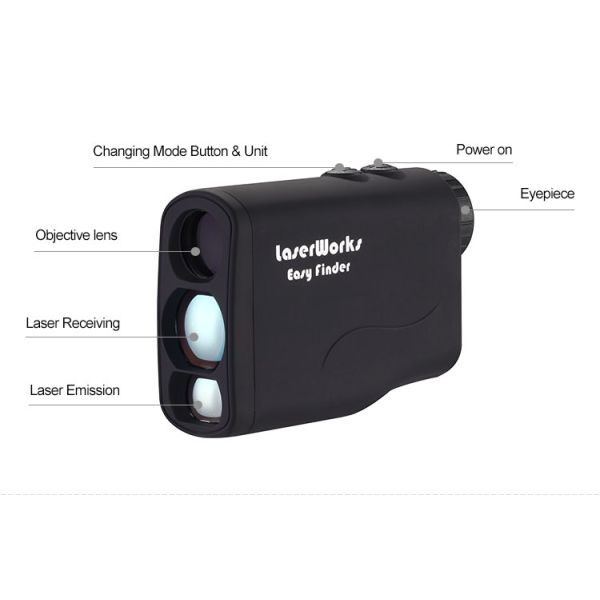 Искатели ряда лазера гольфа OEM ROHS IPX4 для охотиться 6x25