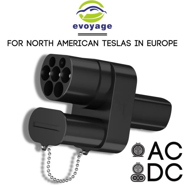 250A CCS 2 para Tesla EVSE Adaptador Cargador de vehículos eléctricos CCS2 para Tesla conector de carga
