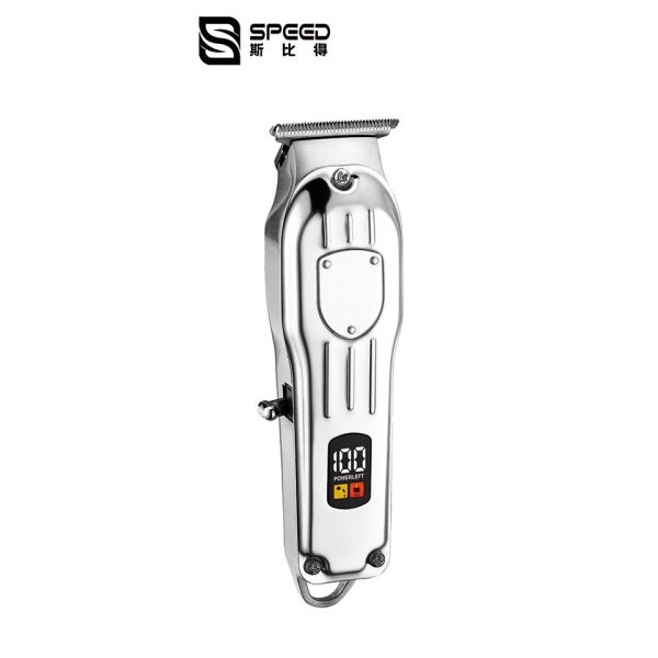 805 800mAh Мужчины Тример для волос Металл Железная броня Рыцарь Масляная голова Электрические ножницы