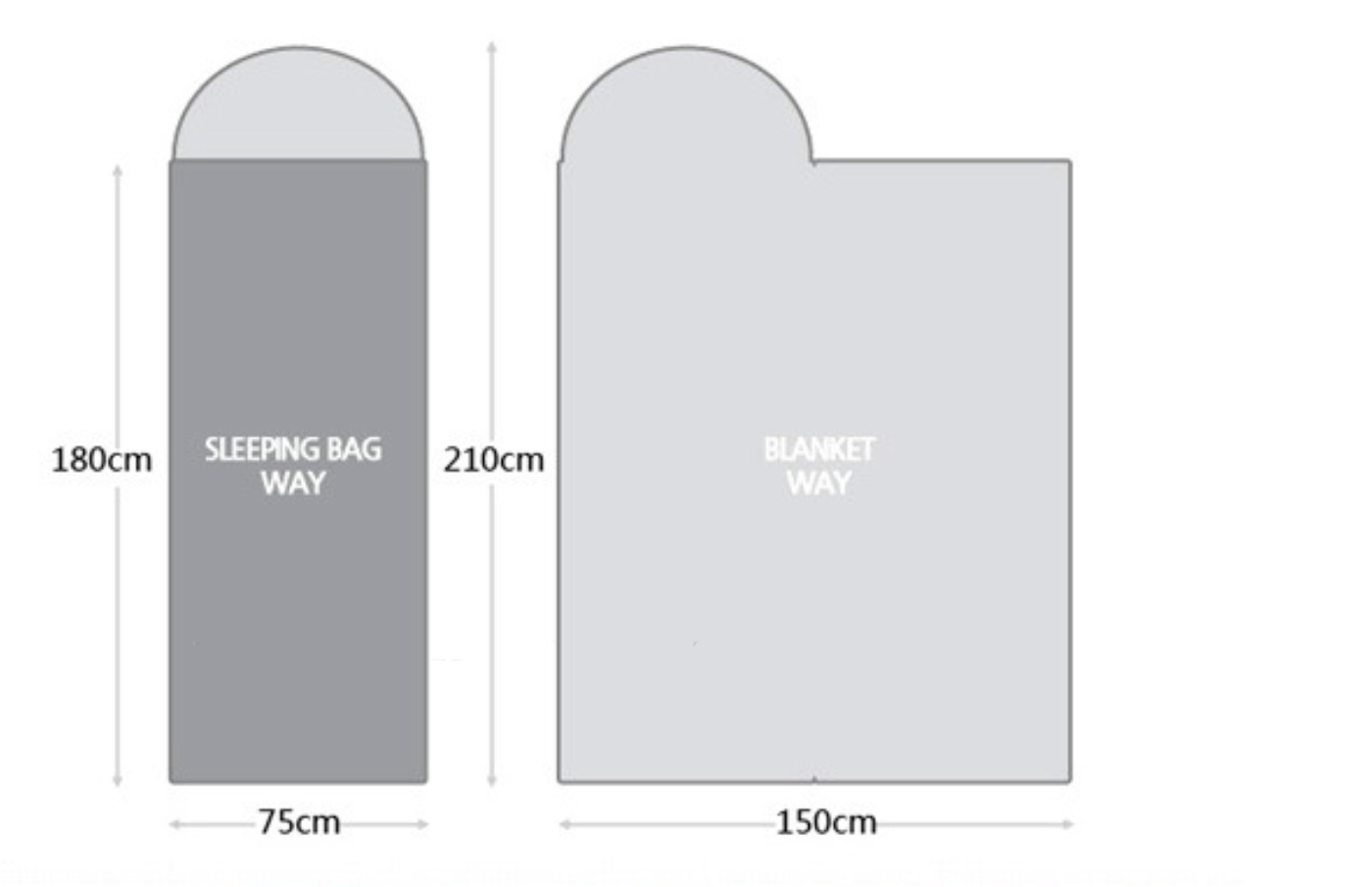 180T Polyester Outdoor Sleeping Bags