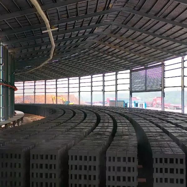 180m Length Brick Production Plant With 500000 Daily Production Capacity