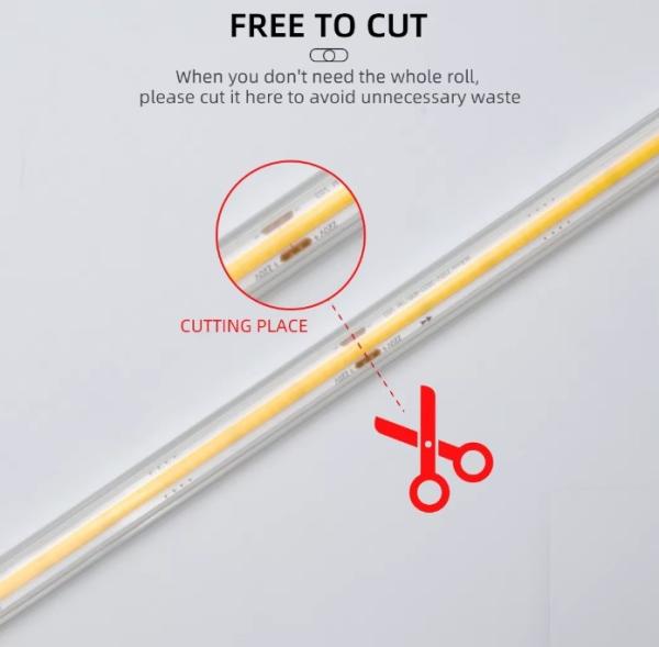 50cm Cuttable Length AC220V COB LED Strip with CE Certification