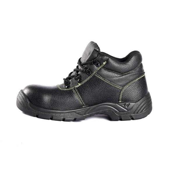 OEM S1 S2 S3 Genuine Leather Steel Toe Cap Work Shoes with PU/PU Outsole Factory Safety Boots