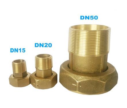 1.6Mpa encaixe de tubulação do medidor de água do bronze da conexão do homem BSP NPT