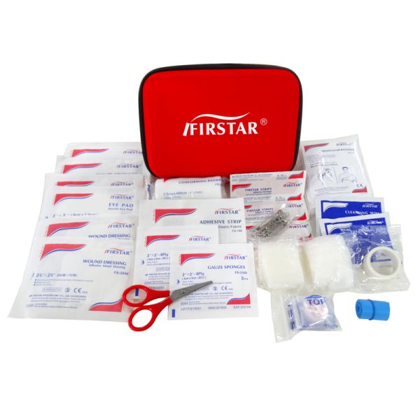 EVA First Aid Kits For Workplace Contents Case Traveling Outdoor 17x11x4cm