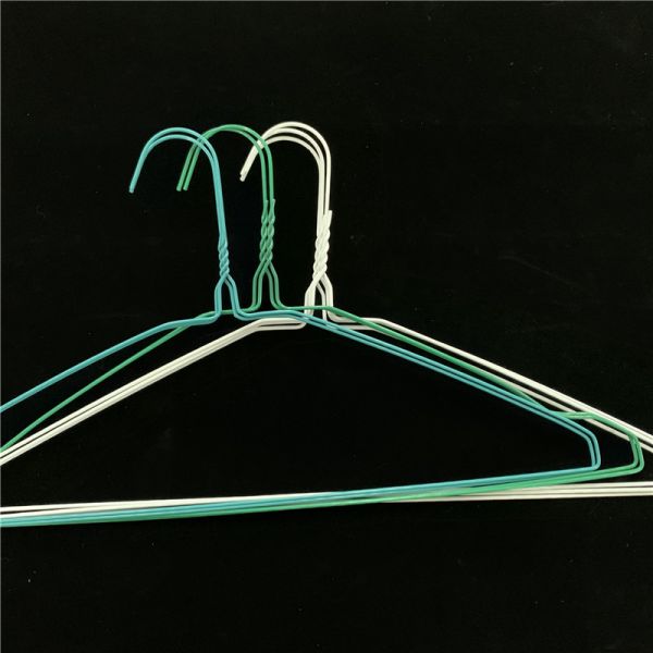 500pcs Per Carton Multi-Purpose White Metal Hangers for Organized and Tidy Closets