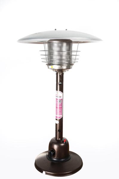 Modern Style Upright Patio Heaters , Short Outdoor Gas Heater With Wheels