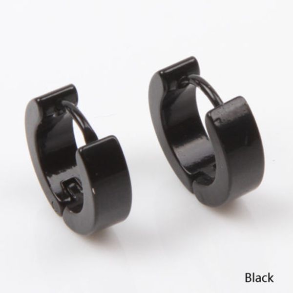 Fashon Round Loop Tiny small Hoop Stainless Steel Earrings For Women Men Jewelry Wholesale Pendientes Mujer Moda Gift