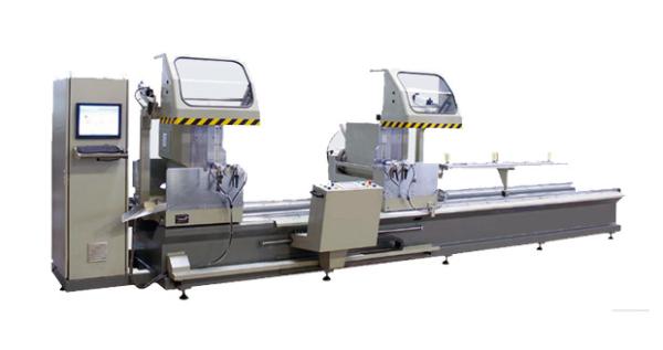 CNC PVC Profile Double Head Mitre Saw  / Aluminum Window Door CNC Cutting Machine