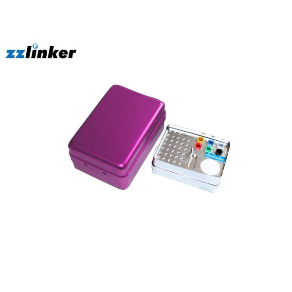 зубоврачебная коробка Бур 35холес для истирательной гуттаперчи Бур указывает алюминий коробки Аутоклавабле