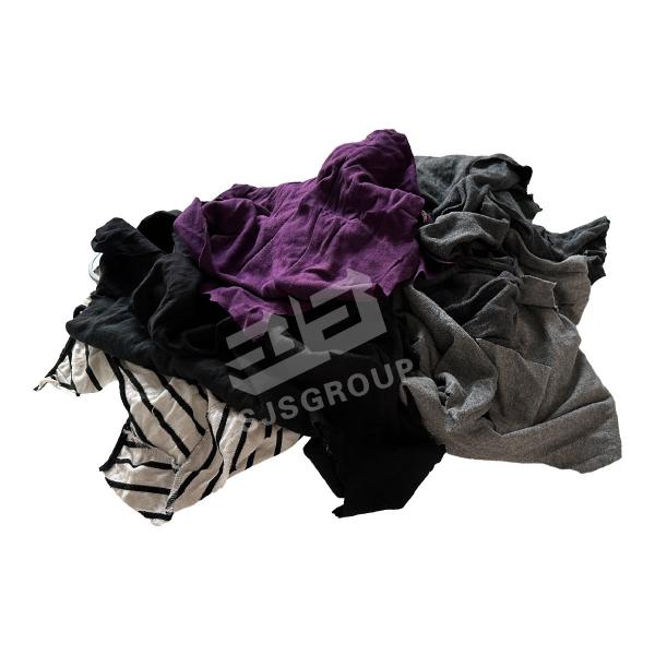 Soft & absorbent Trapo de algodon Wholesale Cutting T-Shirt Cotton Wiping Mixed Rags Used Clothing Cotton Rag