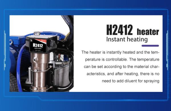 Electric Gas Diesel Waterproof Coating Spray Machine Epoxy Polyurethane Sprayer