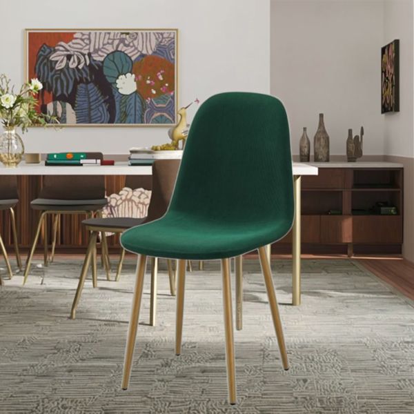 Wholesale Modern Restaurant Fabric Dining Chair Upholstered Accent Chairs Leisure Soft Cushion Back Rest Chair for Restaurant