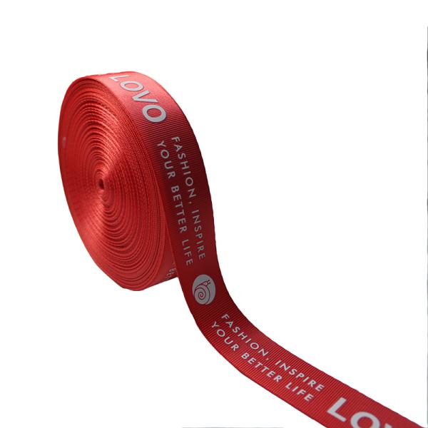 Cinta de nailon estampada de 30 mm de ancho, tejido liso para bolsos