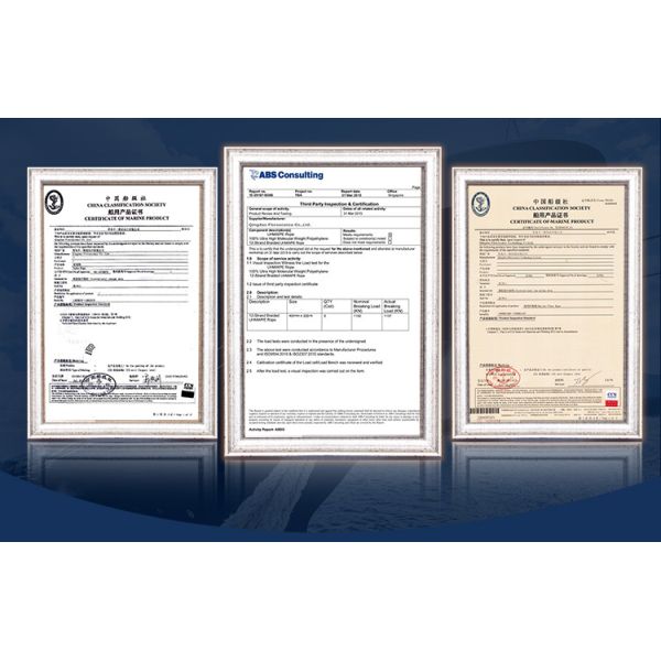 8 Strand Polypropylene Polyester Marine Mooring Rope for Towing Ships