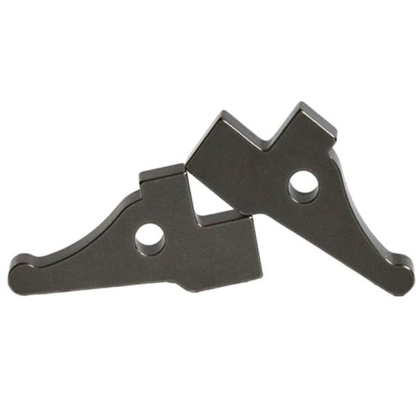 SR20R lathe machine parts , steel toggle clamp HRC55 degree