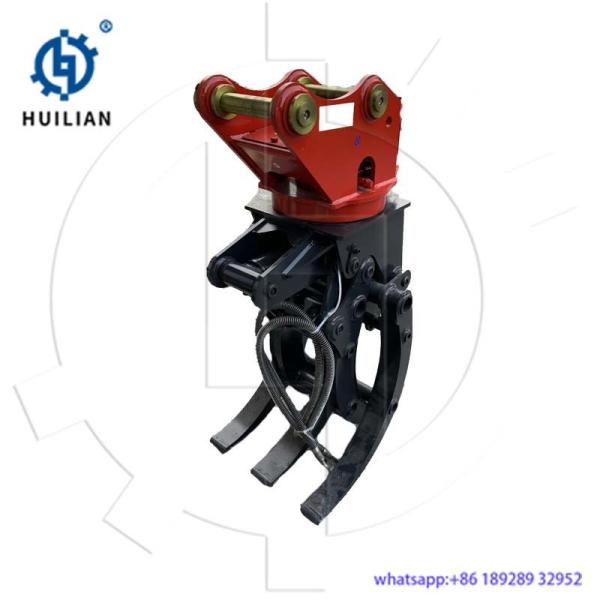 Hydraulic Orange Peel Grapple Rotary Steel Single Dual Cylinder Mechanical Grapple 10t