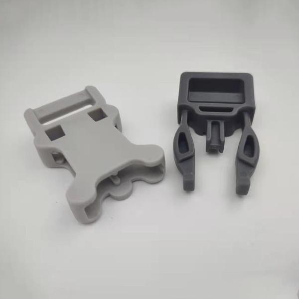 Nickel Colored Plastic Side Release Buckle White Gray 25mm Plastic Buckles