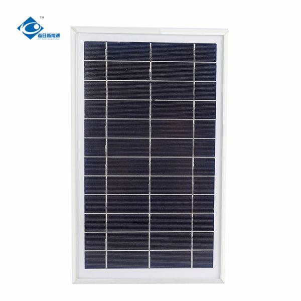 ZW-7W Glass Laminated Solar Panel 7W 6V aluminum frame filexable solar charger