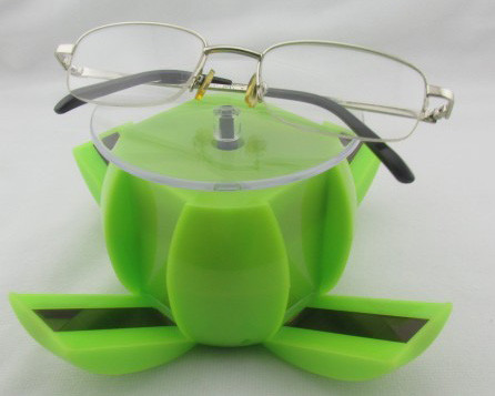 Unique apple shaped sunglasses solar rotary display, can work indoors with