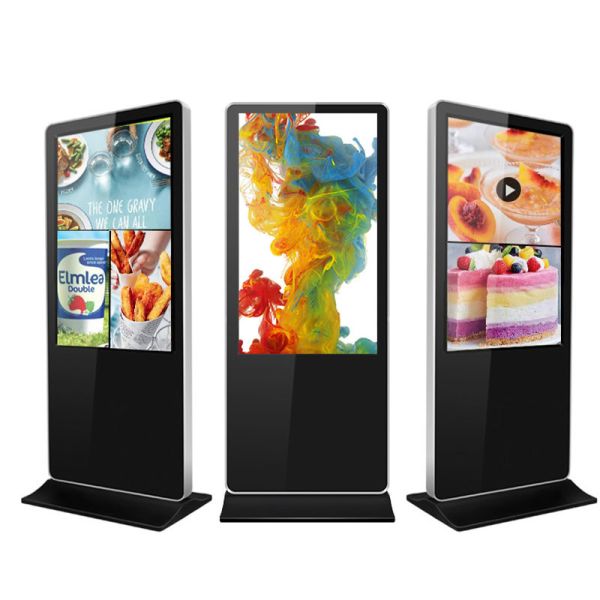 Customized Floor Standing Digital Signage with 8GB/16GB Storage and 1920x1080 Resolution for Indoor Use