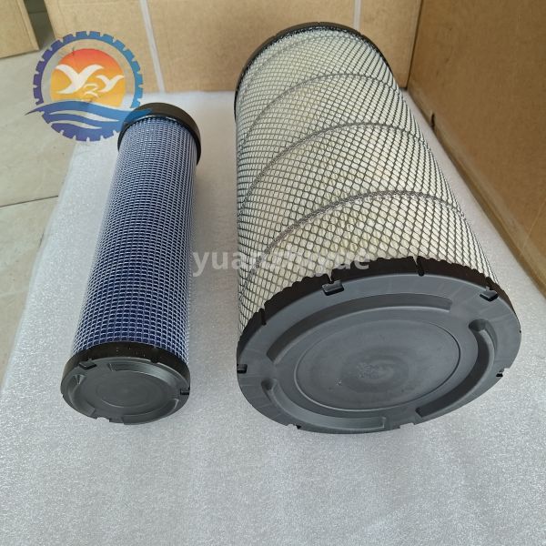 Factory Sale Price PC200-8 PC220-7 Air Filter 600-185-4100 600-185-4110 4044938 for Komatsu Excavator Parts