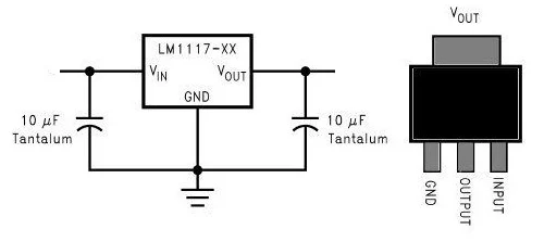 AMS1117-3.3 3.3V SOT223 Novos circuitos integrados originais de chip Reguladores de tensão eletrônicos LDO