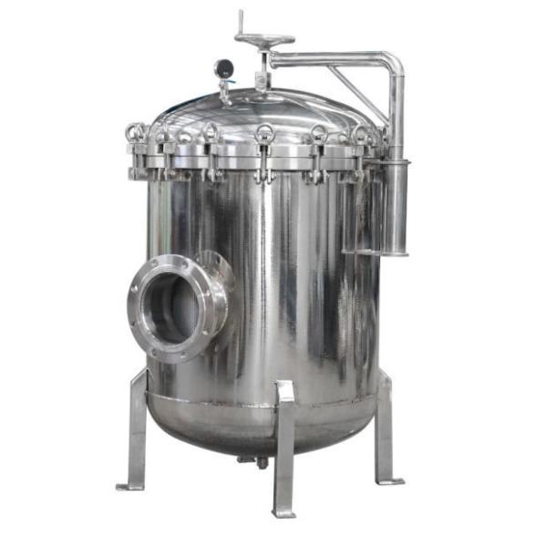 SUS316L/SUS304 Multi Bag Filter Housing with Feeding Pump Honey Filtration at its Best